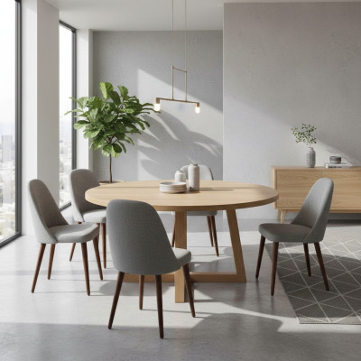 Stuhl Designer 6x Stühle Holzstuhl Grau Esszimmerstuhl Luxus Holz Neu Möbel