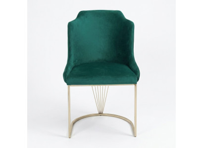 Designer Grüner Esszimmerstuhl Luxus Einsitzer Moderne Esszimmer Möbel