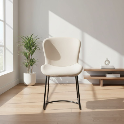 Esszimmerstuhl Stuhl Esszimmer Modern Stuhle Metall Design Ess Weiß Sitz Sessel