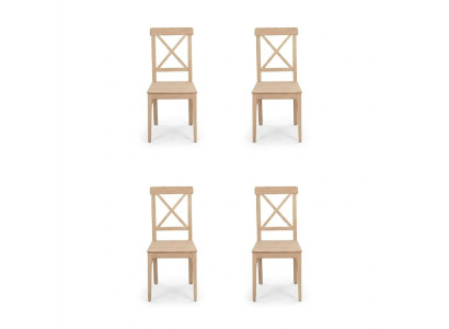 Esszimmerstuhl Designer 4x Stühle Holzstuhl Luxus Einsitzer Ohne Armlehne