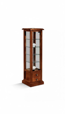 Vitrinen Glas Schrank Echtholz Vitrine Wohnzimmer Möbel Anrichte Neu