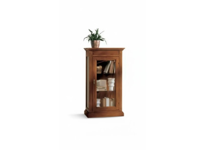 Klassische Vitrine Kommode Glas Schrank Glasschrank Vitrinenschrank