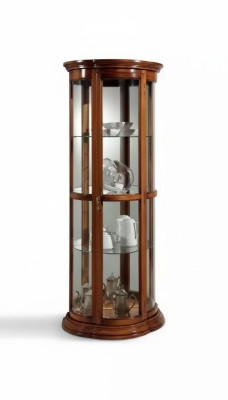 Wohnzimmer Anrichte Glas Schrank Vitrine Anrichte Holz Schränke Möbel