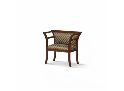 Esszimmer Holz Stühle Polster mit Armlehne Stuhl Braun Design Wohnzimmer