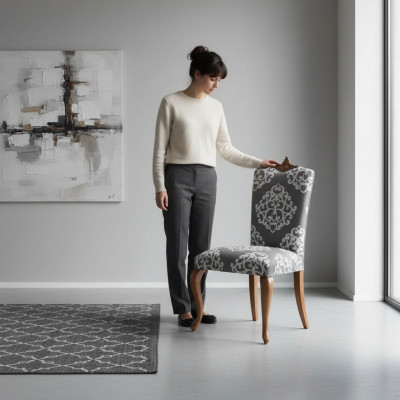 Klassische Stuhl Designer Holzstuhl Esszimmerstuhl Luxus Lehnstuhl Möbel