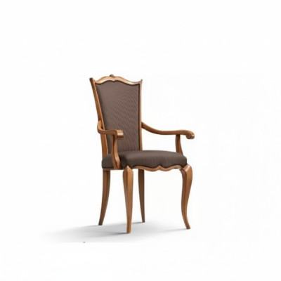 Luxus Neu Sessel Stühl Stühle Esszimmerstuhl Design Polsterstuhl Braun