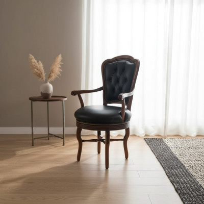 Sessel Schwarz Bürostuhl Design Sessel Stuhl Italienische Möbel