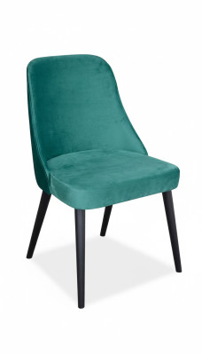 Esszimmer Stühle Stoff Stuhl Sitz Polster Holzstuhl Grün Holz Modern Neu