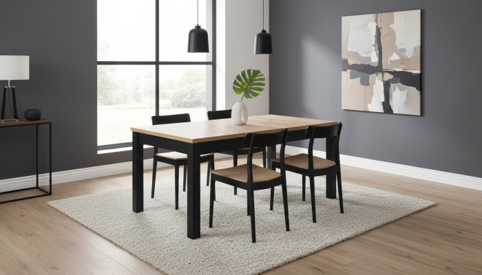 Esstisch Modern Stil Ess Tisch Luxus Tische Braun Holz Möbel Wohnzimmer