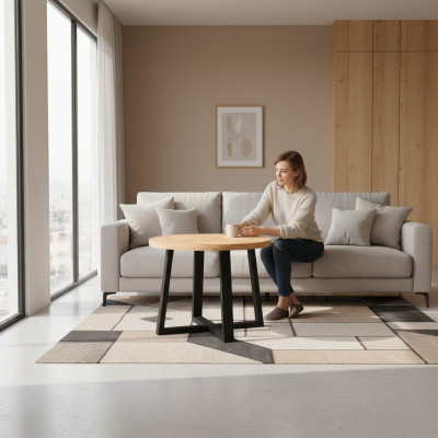 Runder Esstische Tisch Holz Tische Möbel Modern Stil Holztisch Neu