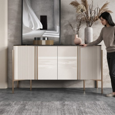 Kommode Holz Designer Schrank Regal Modern Sideboard Kommodenschrank