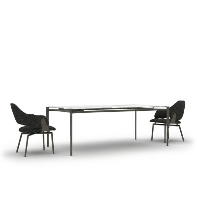 Modern Esszimmer Möbel Esstisch 4x Stühle Luxus Einrichtung Tisch Neu