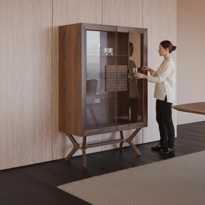 Modern Möbel Esszimmer Vitrine Luxus Design Schranke Neu Einrichtung