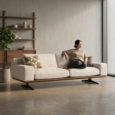 Luxus Polstermöbel Modern Dreisitzer Sofa Couch Wohnzimmermöbel Polster Sofa