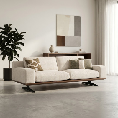 Luxus Polstermöbel Modern Dreisitzer Sofa Couch Wohnzimmermöbel Polster Sofa