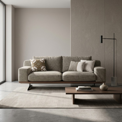 Modern Polstersofa Zweisitzer Sofa Couch Wohnzimmermöbel Designer Einrichtung