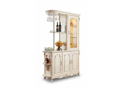 Barschrank für das Esszimmer klassische perlweiße Möbel neuer Luxus