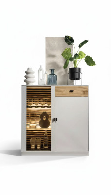 Anrichte Luxus Sideboard Design Moderne Kommoden Holz Einrichtung