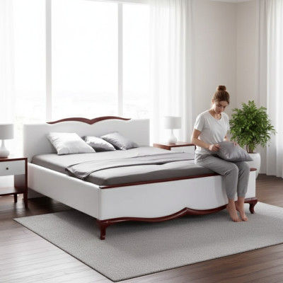 Designer Bett Betten Polsterbett bett 160x200 Ehebett Doppelbett neu
