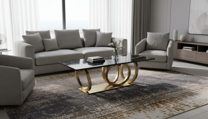 Luxus Moderner Marmor Esstisch Möbel Tisch Esszimmer Design Tische 200x100