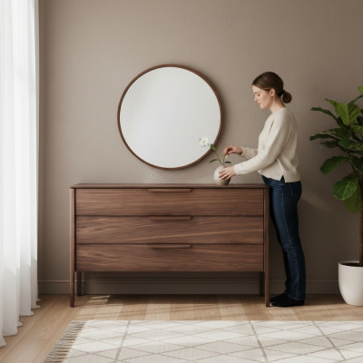 Kommode Spiegel Modern Kommode mit Spiegel Luxus Moder design Kommoden