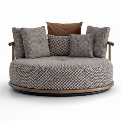 Designen Sofa für Wohnzimmer Modernen mit Luxus Möbel Sitzpolster Rundsofa