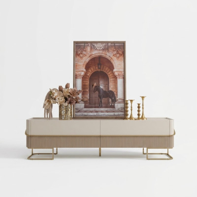 Klassischer Fernseher Ständer Sideboard Kommode Wohnzimmer Schränke rtv tv