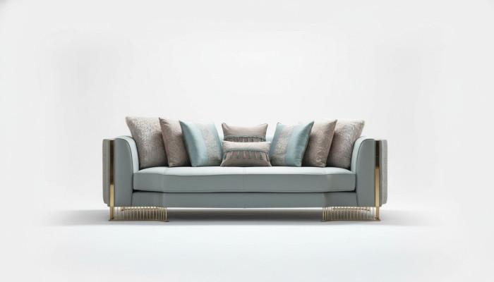 Turkis Couch Dreisitzer Couchen Möbel Sofa Elegante Villen Einrichtung