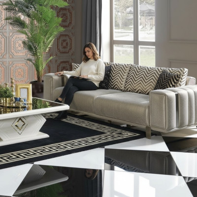 Luxus Möbel Sofa 2 Sitzer Wonzimmer Couch Design Zweisitzer Couchen