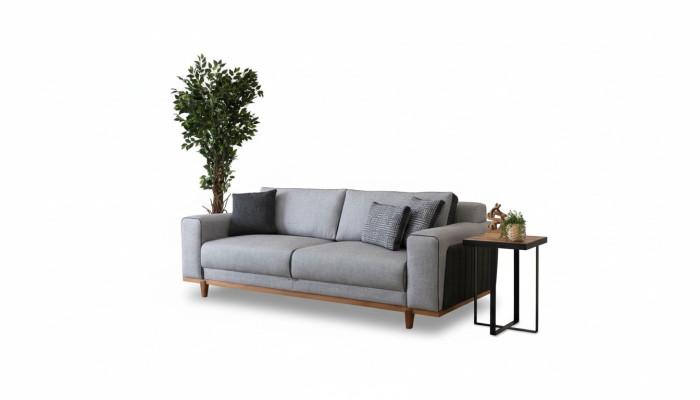 Big Sofa 242cm Couch Polster Möbel Sofas Stoffcouch Einrichtung Textil