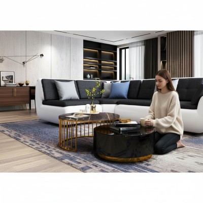 Moderne Couchtisch Einrichtung Wohnzimmer Möbel Schwarz Tische