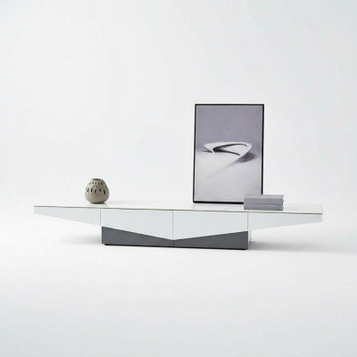 Design Sideboard Schrank Kommode Modernes Low Board Regal Wohnzimmer rtv