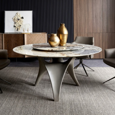 Luxus Esstisch Runde Esstische Esszimmer Rund Tisch Material Holz Tische