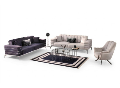 Sofagarnitur 3 3 1 Design Couch Polster Sofas Modern Gruppe Set Neu