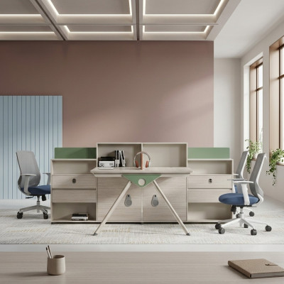 Büro Schreibtisch Moderne Arbeitszimmer Möbel Luxus Einrichtung Tisch