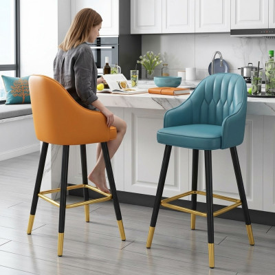 Barhocker Barstuhl Stoff Design Barstühle Bar Hocker Esszimmer Stühle