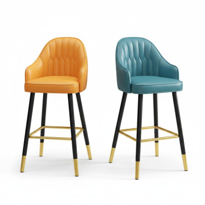 Barhocker Barstuhl Stoff Design Barstühle Bar Hocker Esszimmer Stühle