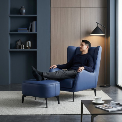 Sessel Design Polster Möbel Luxus Wohnzimmer Modern Polstersessel Neu