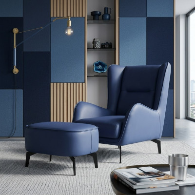 Sessel Design Polster Möbel Luxus Wohnzimmer Modern Polstersessel Neu