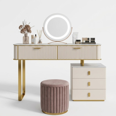 Schminktisch Spiegel Luxus Konsole Kommode Schlafzimmer Konsolentisch