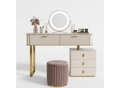 Schminktisch Spiegel Luxus Konsole Kommode Schlafzimmer Konsolentisch