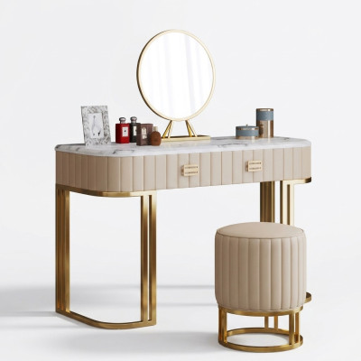 Designer Schminktisch Kosmetik Tisch Spiegel Konsolen Schlafzimmer Neu