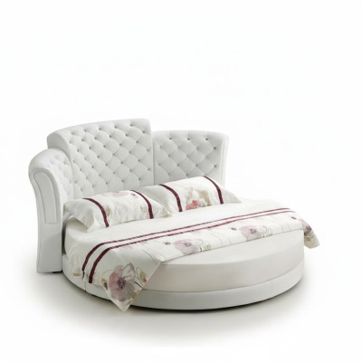 Rund Bett Luxus Chesterfield Betten Schlaf Zimmer Doppelbett 200x200 cm