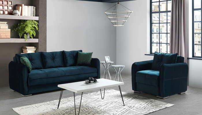 Sofagarnitur 3+1 Sitzer Sessel Garnitur Modern Relax Sessel Möbel Luxus