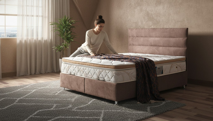 Bett Design Betten Luxus Bettkasten Polster Schlafzimmer Möbel Stoff 160x200