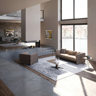 Wohnzimmer Komplett Sofa Dreisitzer Polstermöbel Sessel Desing Couchtisch