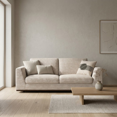 Polstermöbel Zweisitzer Sofa Design Wohnzimmer Einrichtung Modern Textil