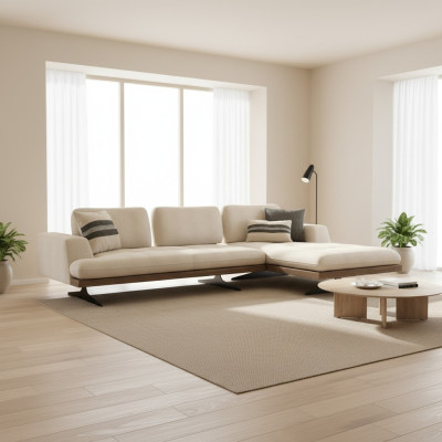 Weiß Luxus Ecksofa L-Form Wohnzimmer Modern Sofa Relax Designer Einrichtung