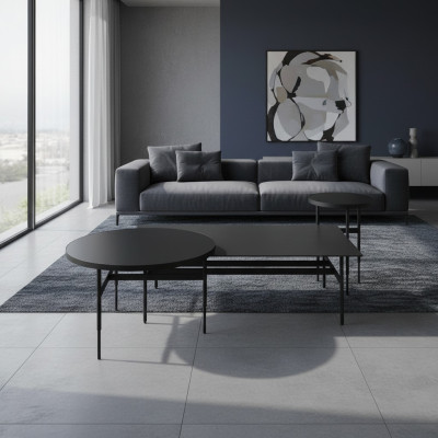 Luxus Couchtisch Designer Möbel Set 3tlg 2x Beistelltisch Wohnzimmer Komplett