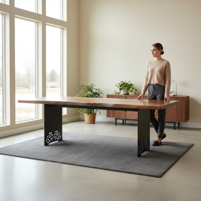 Design Esstisch Esszimmer Möbel Holz Tisch Luxus Einrichtung Neu